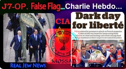 MOSSAD Y CIA INVOLUCRADAS EN ATENTADOS EN FRANCIA - CHARLIE HEBDO